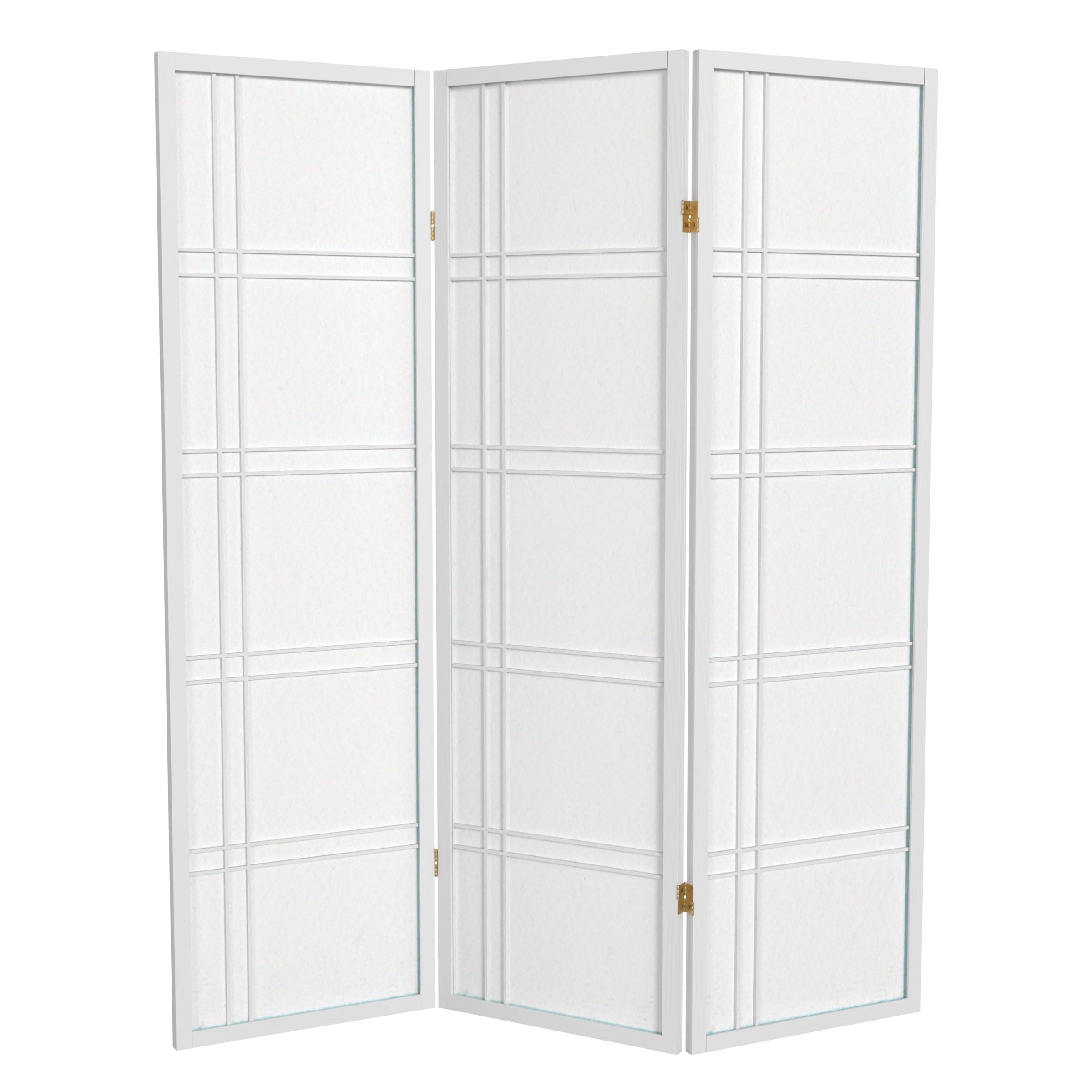 Red Lantern DC60-WHT-3P 3-Panel White Room Divider Screen - Perfect for Home Office, Living Room & Bedroom Privacy