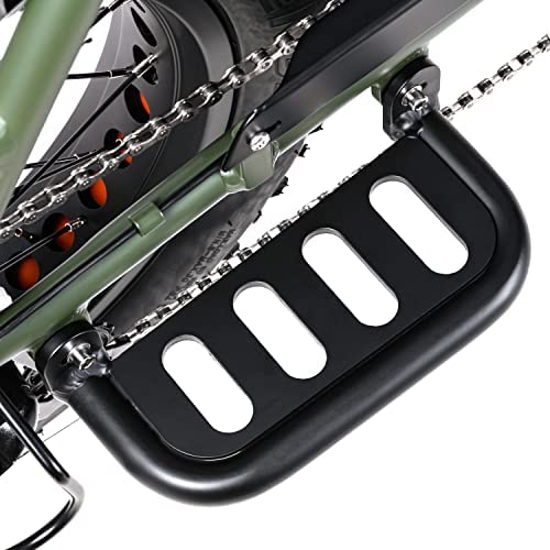 ADDMOTOR M-81 Bike Rear Pedals & Footrest - Cycling Accessories for Comfort & Safety - Perfect for Commuting, Leisure Rides & Family Outings