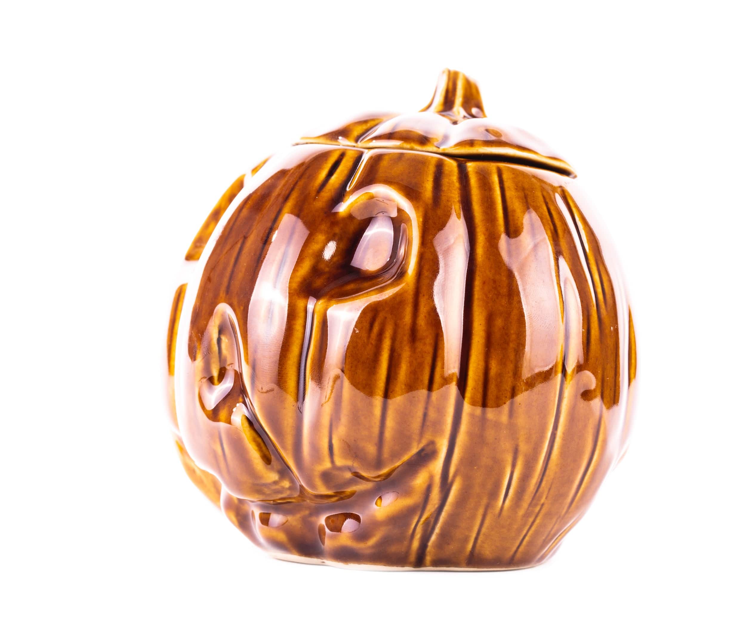 Halloween Tiki Mug - Alamo Brown Variant | Spooky Ceramic Cup for Halloween Party Decor, Themed Drinks & Tropical Cocktails | Perfect for Halloween Decorations, Gift Giving & Tiki Bar Collectors