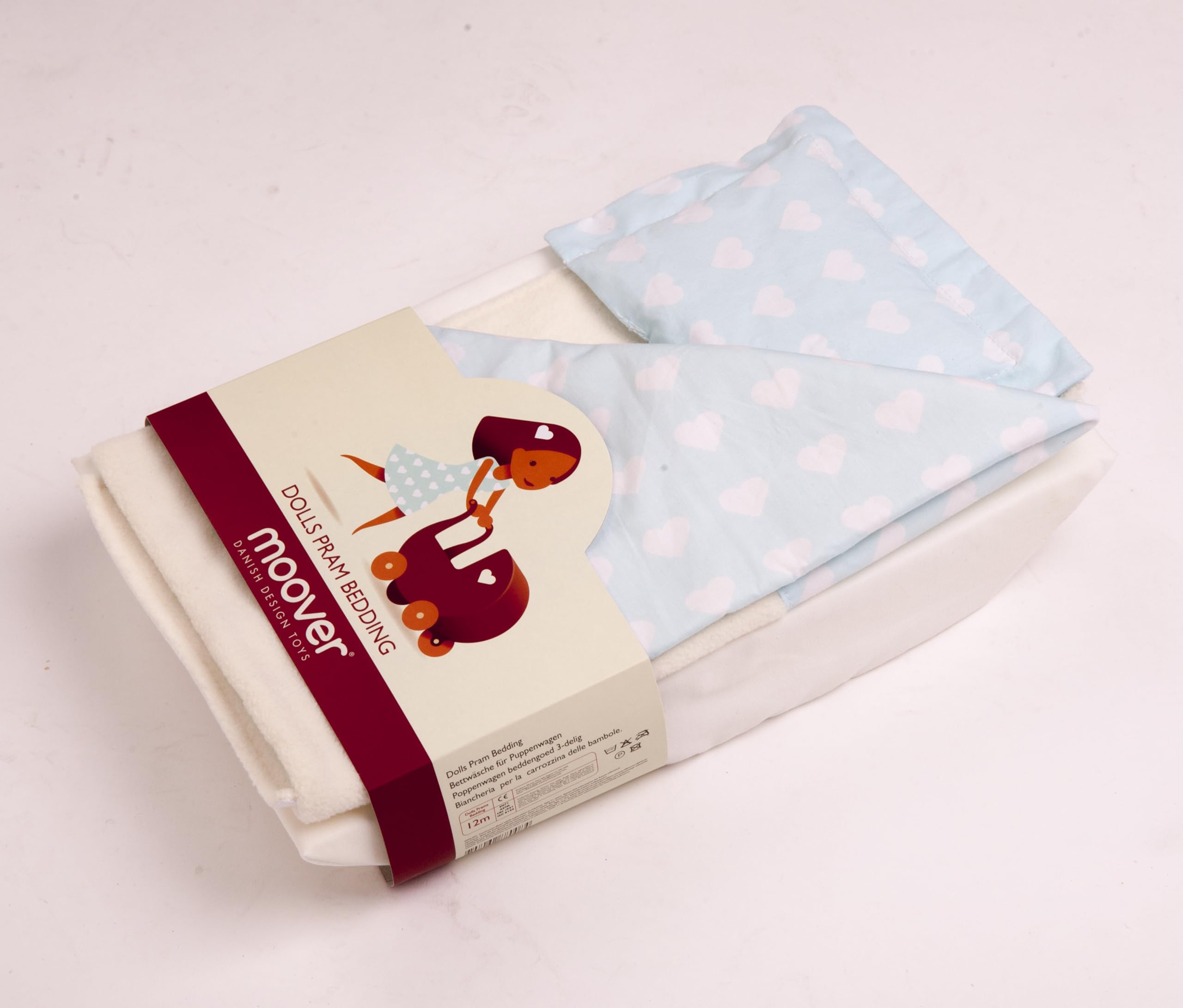 Moover Pram Bedding Sets for Baby Strollers - Soft & Breathable Crib Sheets, Blankets & Canopy Cover - Perfect for Nursery, Travel & Outdoor Walks