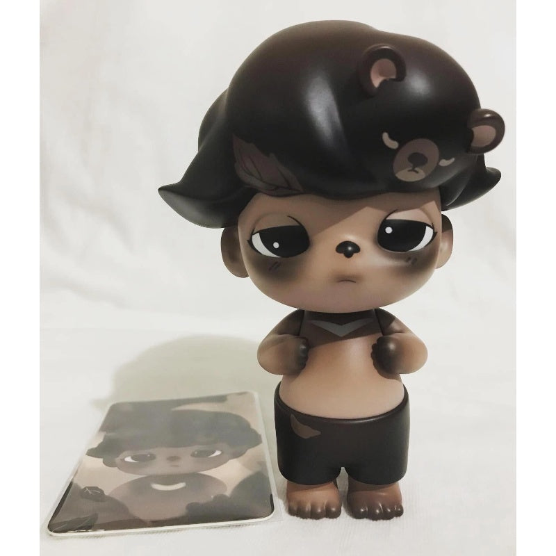 DIMOO Black Bear Limited Edition Collectible Figure - Cute Home Decor, Office Display & Gift for Collectors