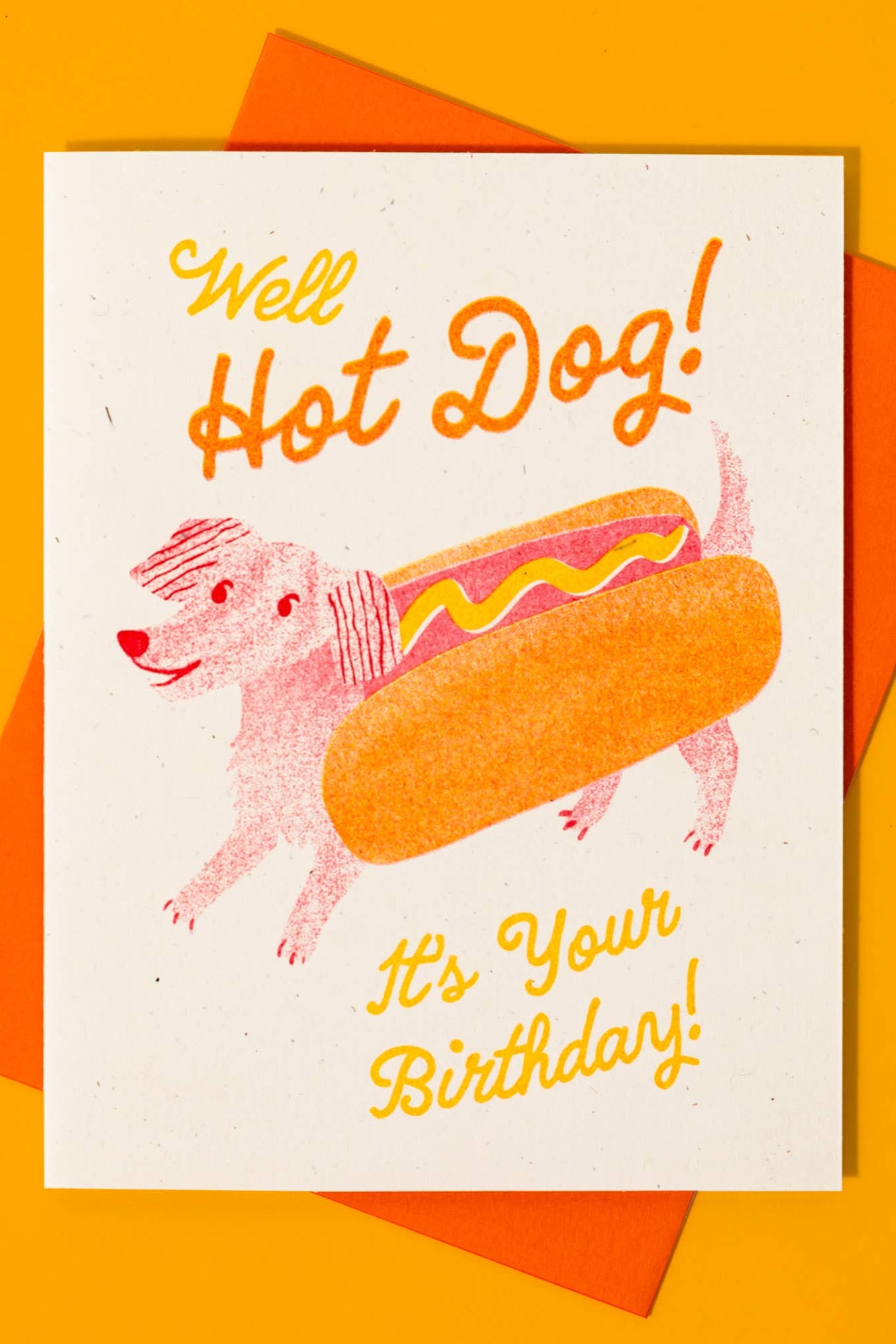 Funny Hot Dog Birthday Card - Unique & Cute Greeting Card for Dog Lovers - Perfect for Birthdays, Parties & Pet Celebrations