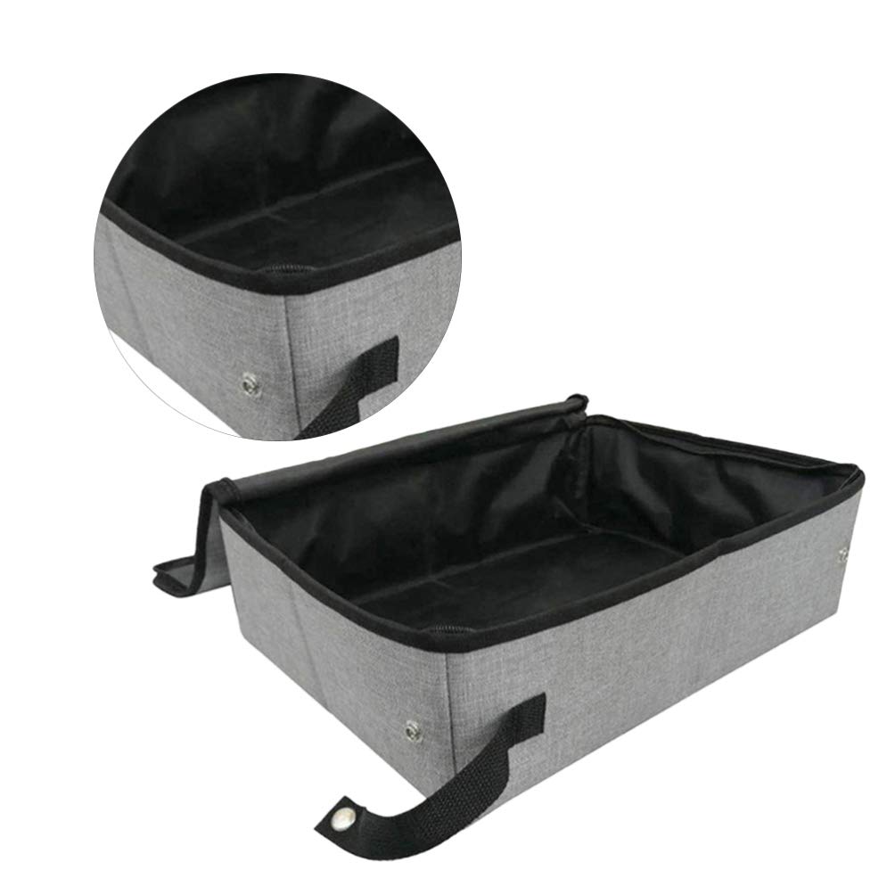 Foldable Portable Cat Litter Box with Cover - Travel Friendly Pet Toilet Tray for Cats & Small Dogs - Perfect for Home, Car Trips, and Outdoor Adventures