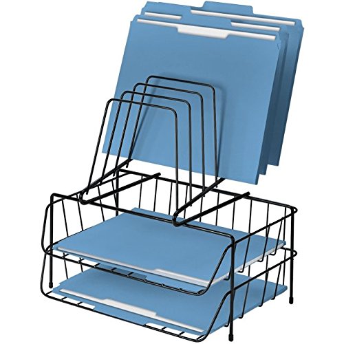 Fellowes 72391 Letter Tray Organizer - Stackable Desktop File Holder for Office Documents, Mail, and Papers - Perfect for Home, Office, and Workspace Organization