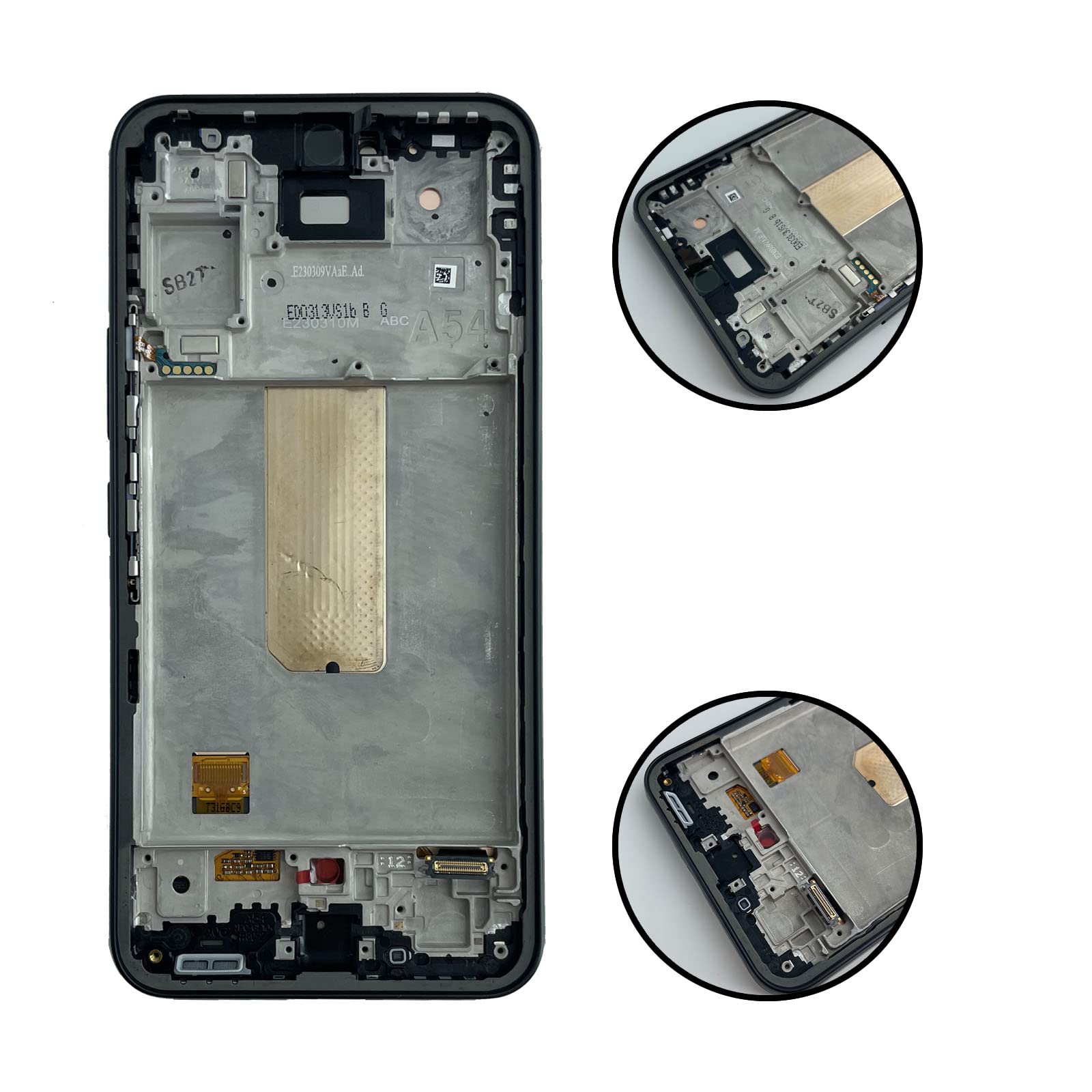 Samsung Galaxy A54 SM-A546U/A546/A546U1 LCD Screen Replacement with Touch Digitizer & Frame - 6.4