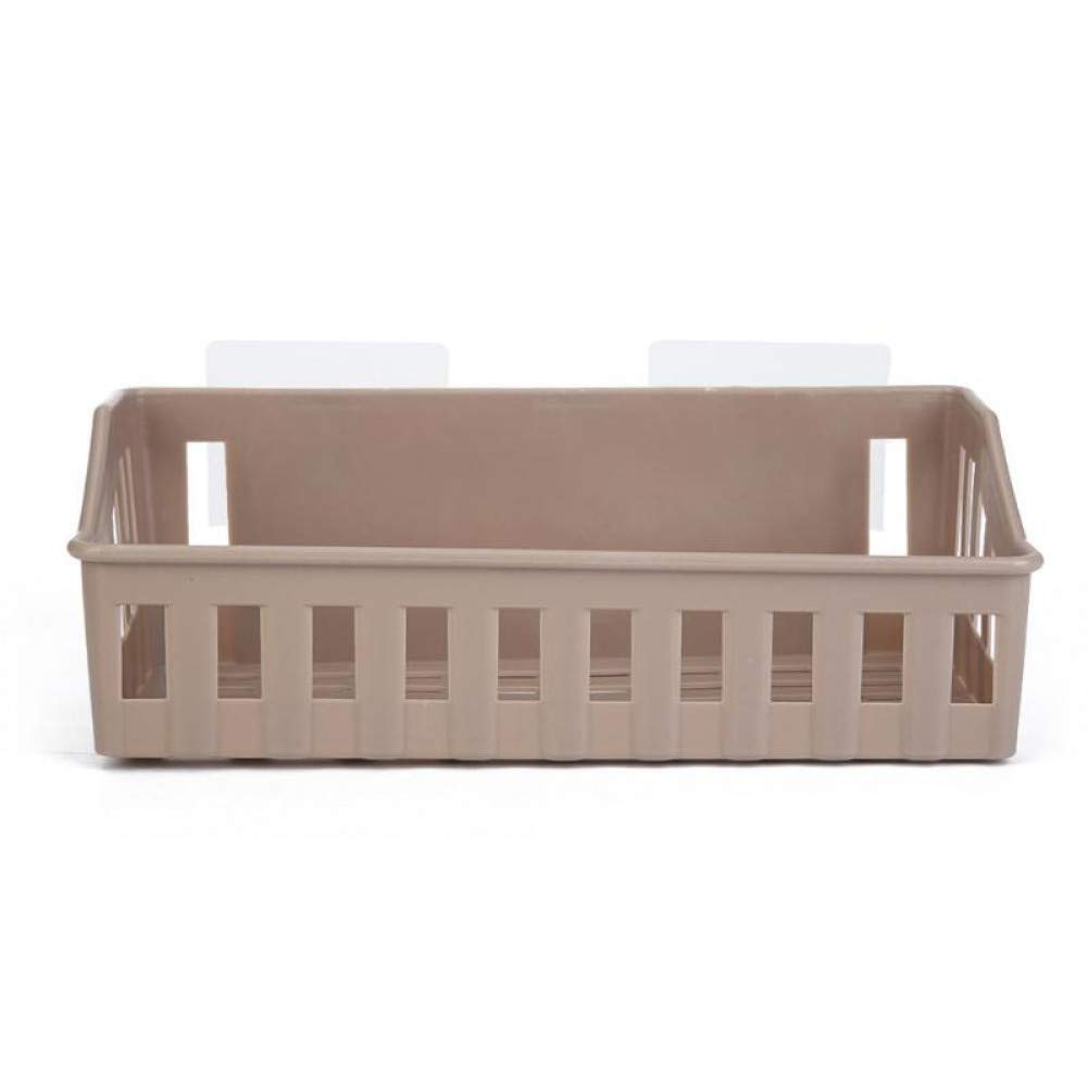 Punch-Free Bathroom Shelf - Plastic Wall-Mounted Vanity Storage Rack for Toilet & Bathroom Organization | Perfect for Cosmetics, Toiletries & Small Essentials | Ideal for Small Bathrooms, Apartments & Dorm Rooms