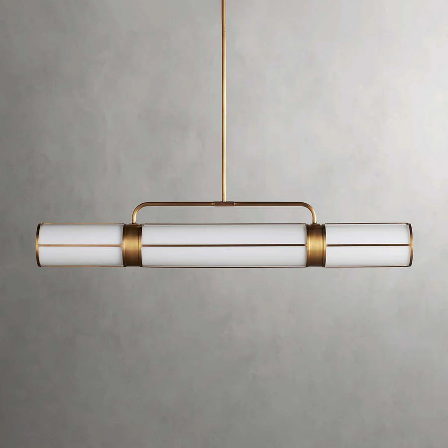 Remming Linear Pendant Light - Modern LED Hanging Fixture for Kitchen Island, Dining Room & Bedroom Lighting | Dimmable & Energy Efficient