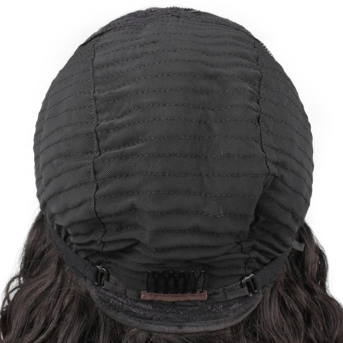 Messy Curl V Part 100% Human Hair Wig for Women - Natural Looking Wavy Lace Front Wig for Daily Wear & Cosplay
