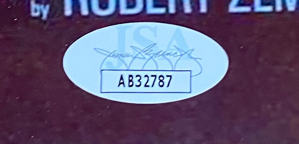 Authentic Christopher Lloyd & Wilson Thompson Signed Back To The Future 11x17 Photo with JSA Certificate - Perfect for Movie Memorabilia Collectors & Home Theater Decor