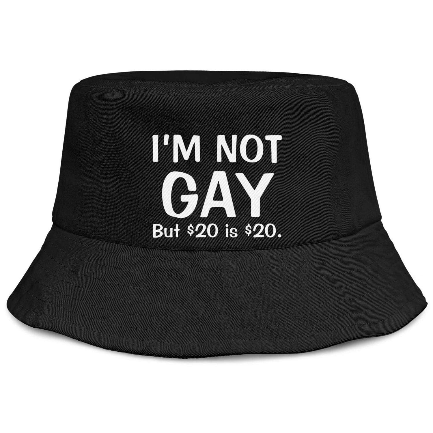 LSAWDAS Gay Pride Rainbow Logo Unisex Bucket Hat - Adjustable Sun Hat for Golf, Beach, Festivals & LGBTQ+ Events