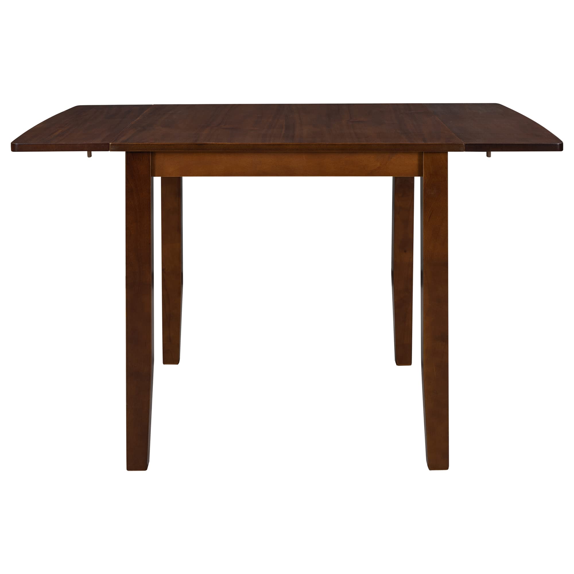 LZ LEISURE ZONE 3-Piece Drop Leaf Dining Table Set with 2 X-Back Chairs - Space Saving Wooden Kitchen Table for Small Spaces, Breakfast Nook & Apartment Dining | Perfect for Compact Homes, Studios & Cozy Kitchens