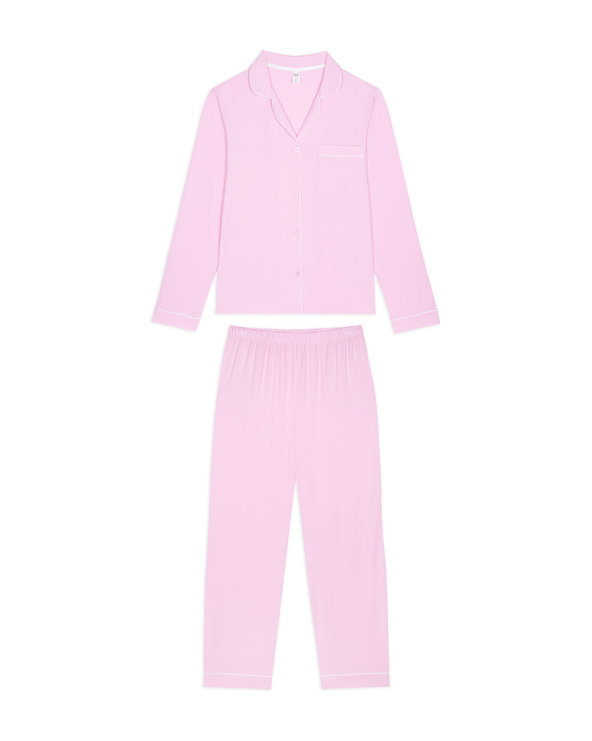 TENCEL™ Modal Long Sleeve Button Up Pajama Set for Women - Soft & Comfortable Sleepwear, Lounge Wear - Perfect for Nighttime Relaxation & Cozy Evenings at Home