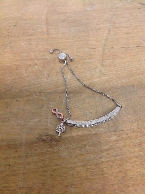 Elegant Silver Stone Charm Bracelet for Women - Boho Style Handmade Jewelry for Everyday Wear & Special Occasions