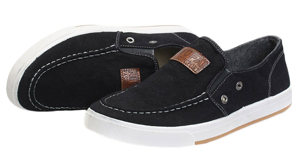 King Ma Men's Casual Canvas Shoes - Lightweight Breathable Sneakers for Walking, Travel & Everyday Wear