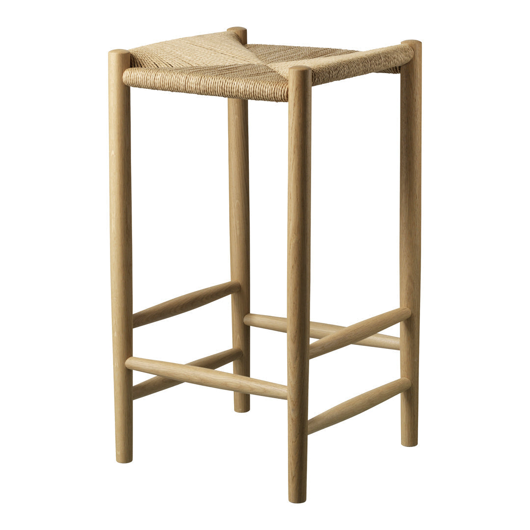 J164C Modern Counter Stool - Adjustable Height Bar Stool with Padded Seat - Perfect for Kitchen Island, Breakfast Bar & Home Decor