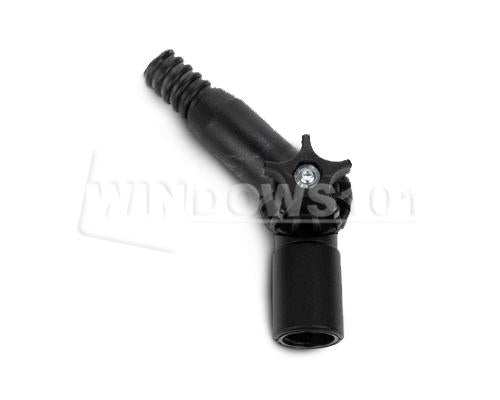 Ettore Angle Adapter - 90 Degree Adjustable Faucet Connector for Easy Cleaning | Perfect for Kitchen Sinks, Bathroom Faucets & Hard-to-Reach Areas