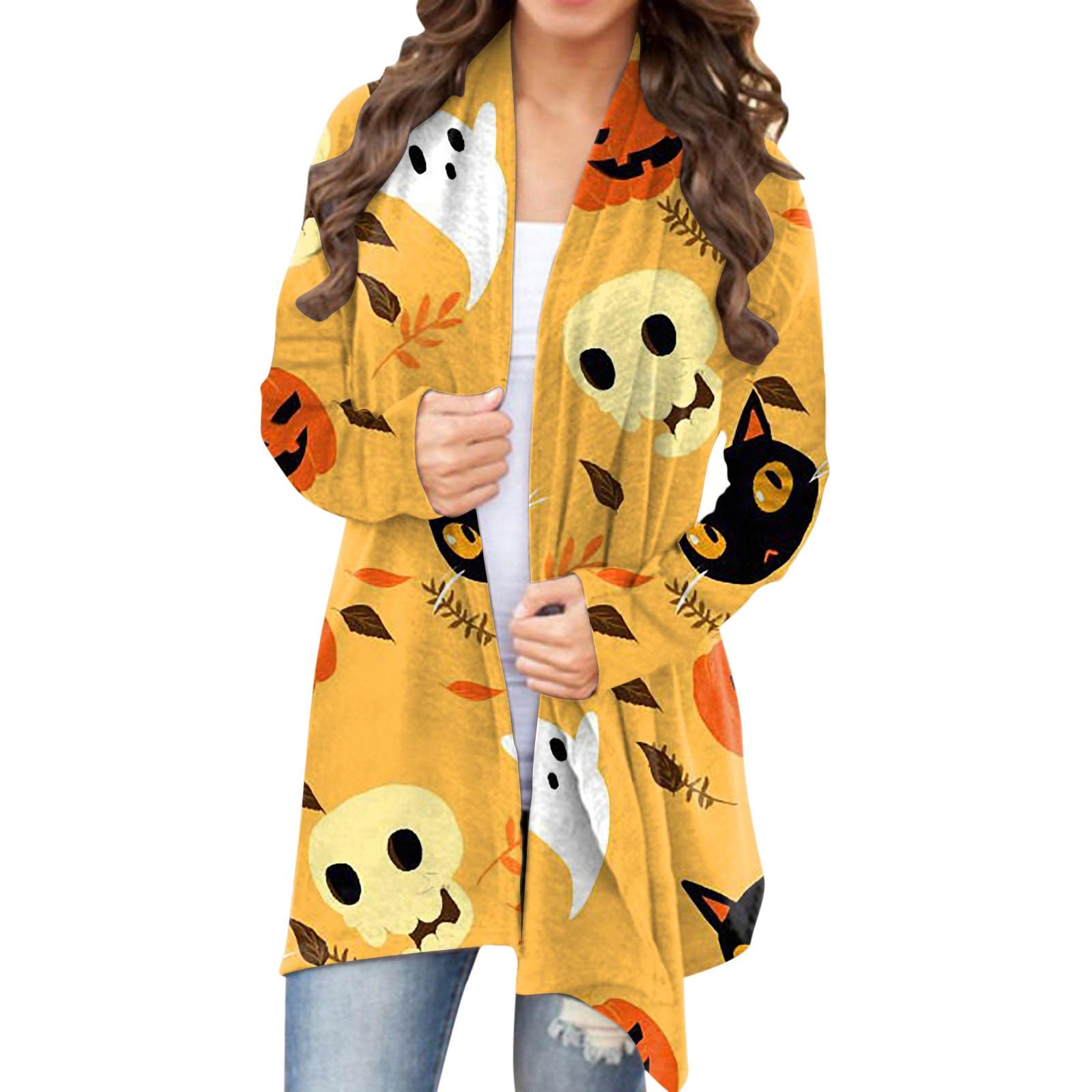 Elegant Long Cardigan for Women - Plus Size Open Front Duster Sweater with Long Sleeves | Perfect for Office Wear, Date Nights & Layering Outfits