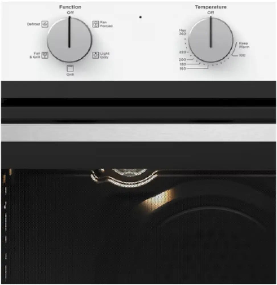 Westinghouse WVE613WCA 60cm White Built-In Electric Oven - Perfect for Modern Kitchens, Baking & Roasting