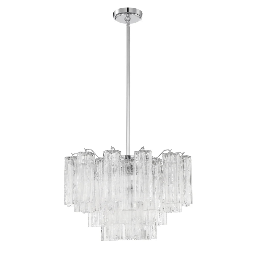 Modern Tronchi Chandelier - Elegant Crystal Ceiling Light Fixture for Dining Room, Living Room & Bedroom | Perfect for Home Decor & Luxury Interior Lighting