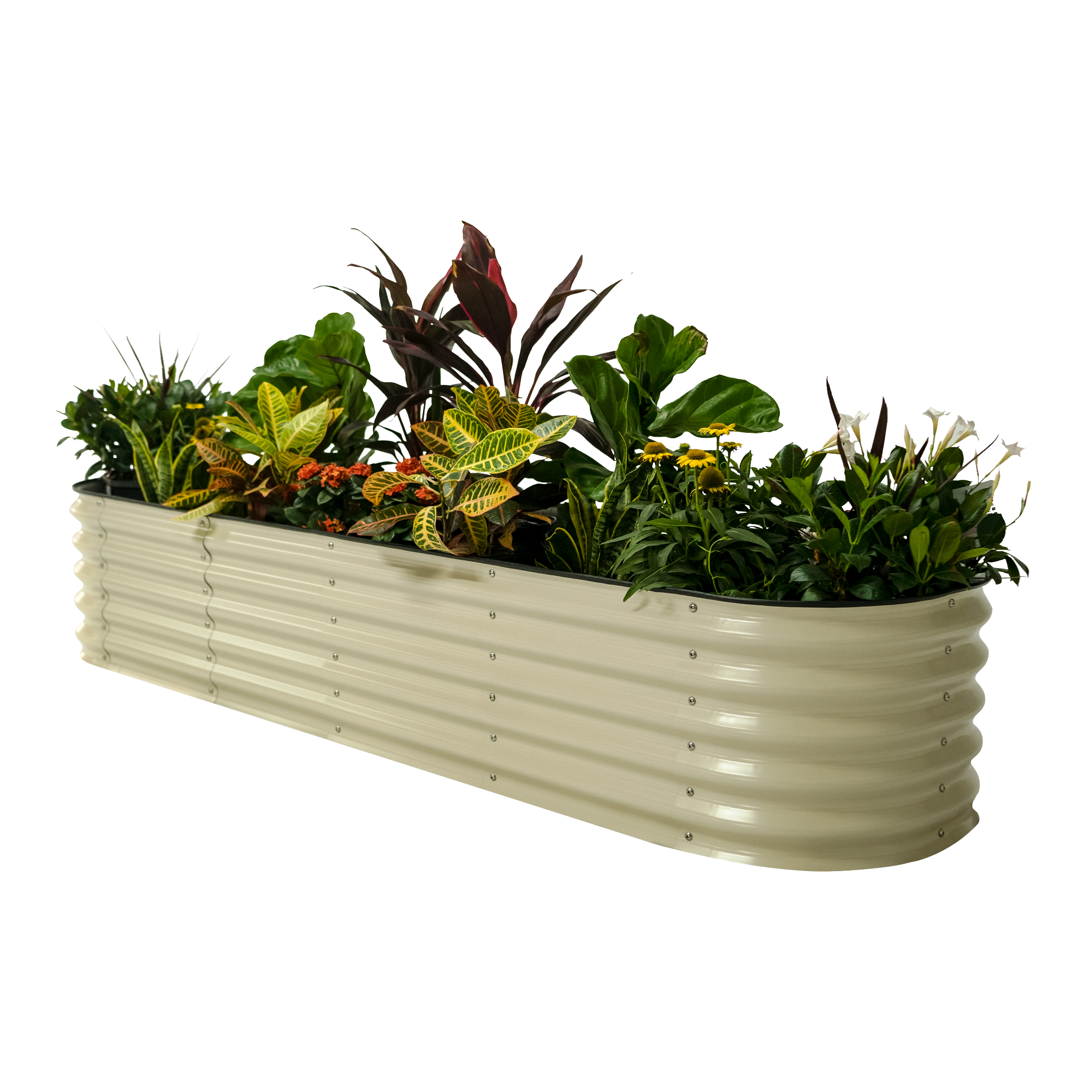 4 Large Raised Garden Bed Kits for Outdoor Planting - Perfect for Vegetables, Flowers & Herbs in Backyard, Patio or Balcony Gardening
