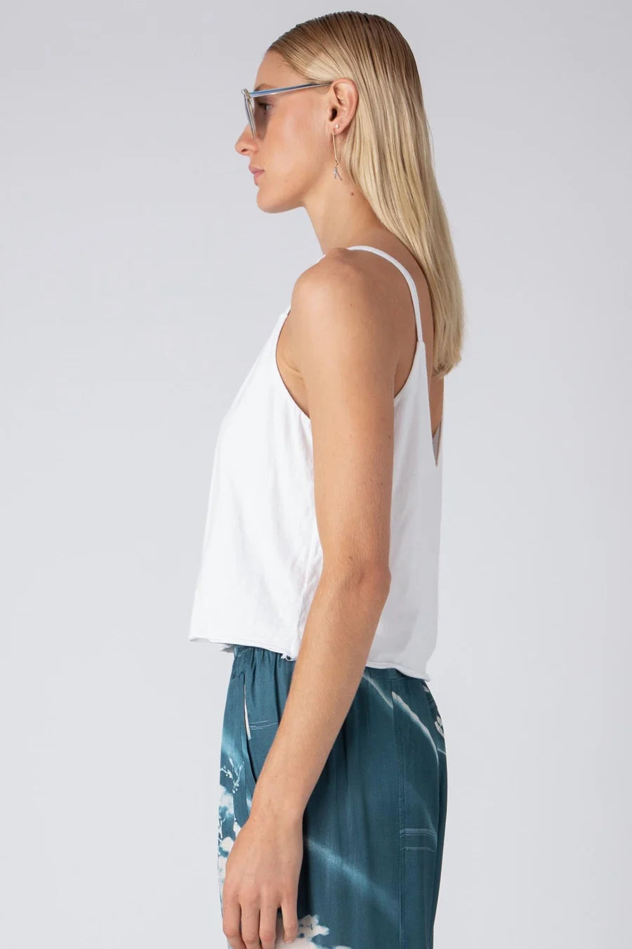 Double Layer Tank Top for Women - Soft Breathable White Camisole | Perfect for Layering, Summer Outfits & Casual Wear