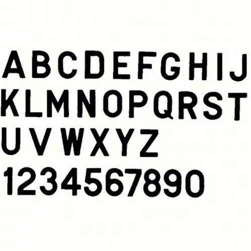Bernard Engraving PS30B4 - 3 Inch Black Stick-On Letters for DIY Projects, Home Decor, and Crafting - Perfect for Signs, Mailboxes, and Personalized Gifts