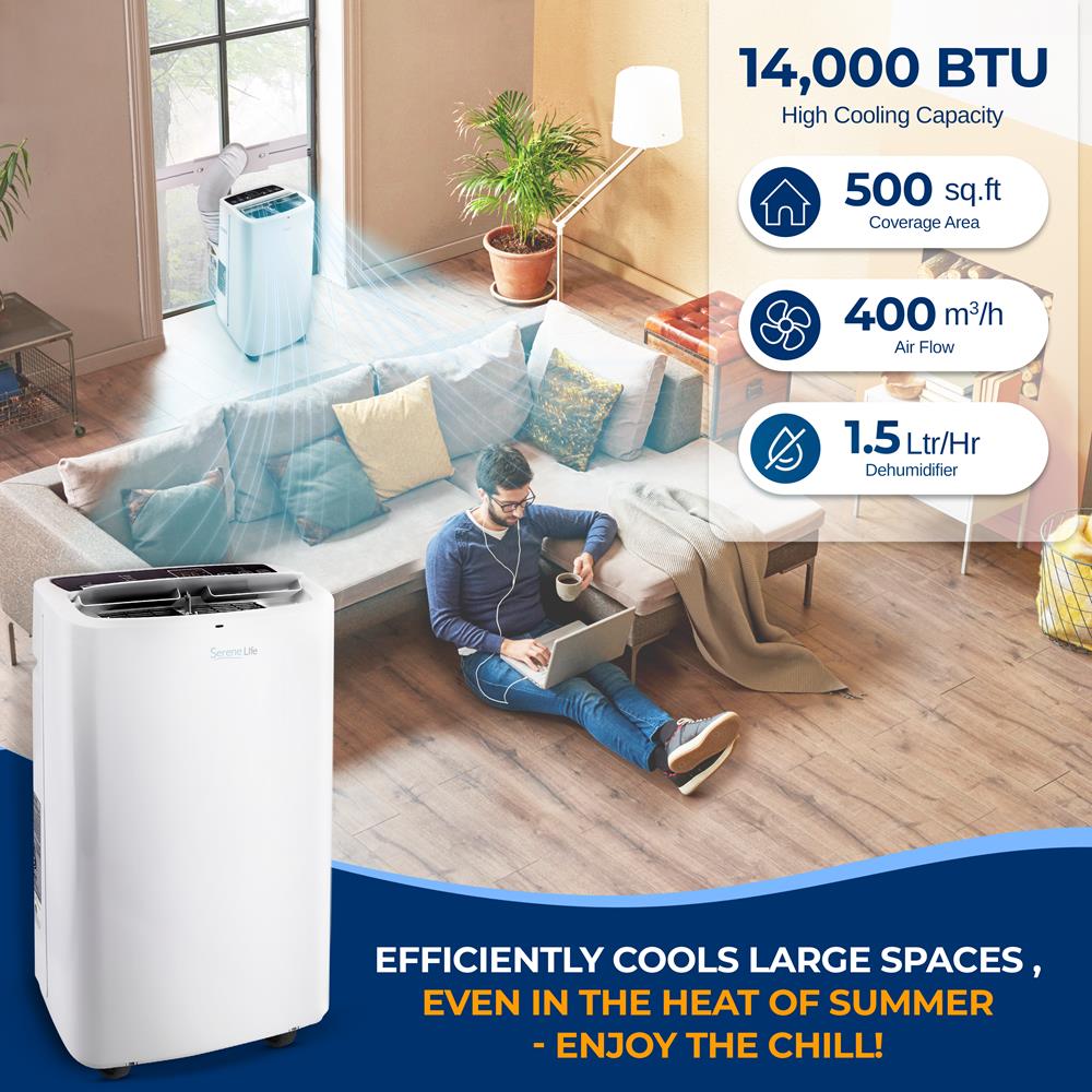 Best Portable Air Conditioner for Home & Office - Quiet Cooling Unit with Remote Control - Perfect for Bedrooms, Living Rooms & Small Spaces