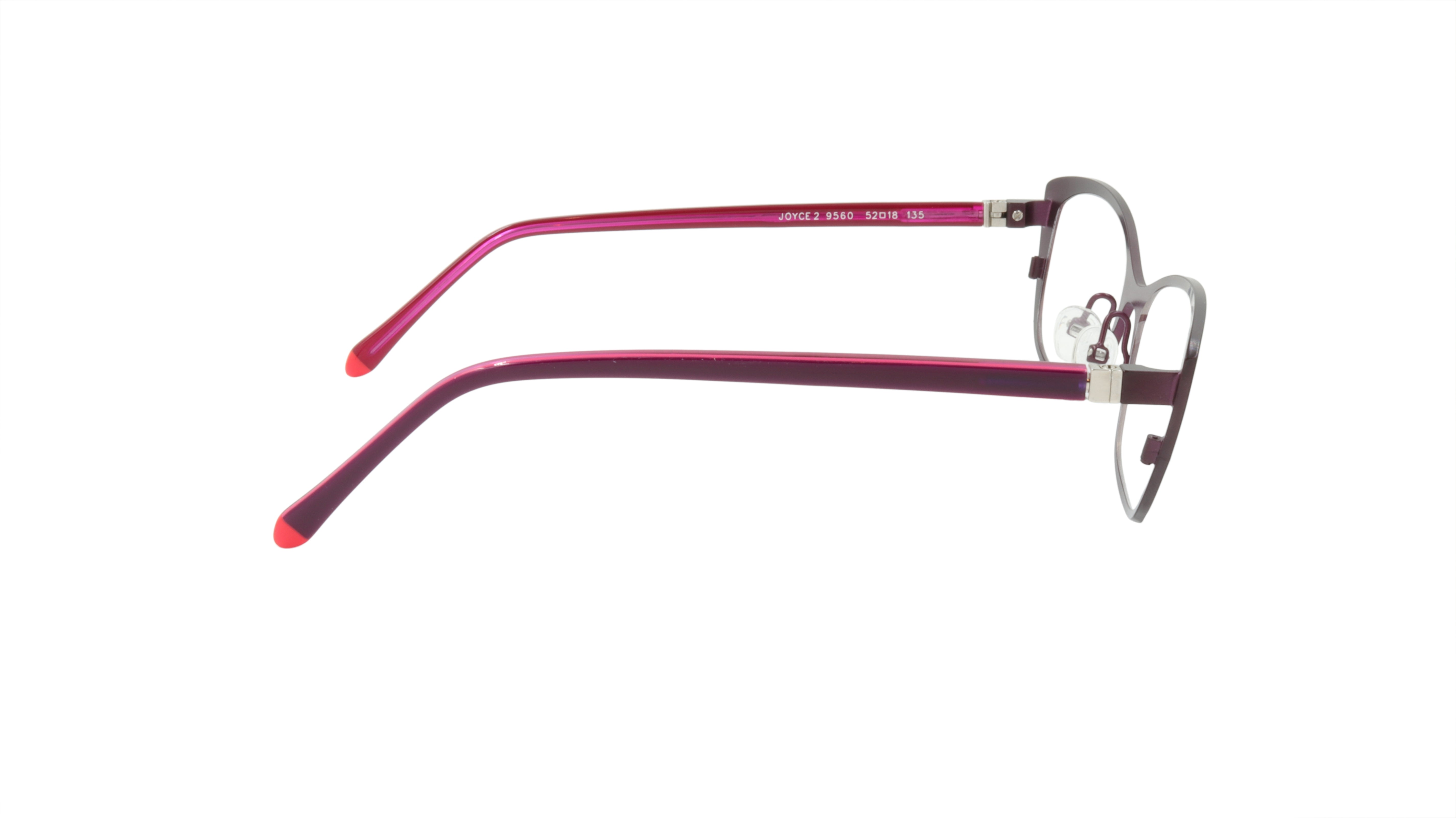Face A Face JOYCE 2 Eyeglasses Frame - Acetate Velvet Aubergine Violet (9560) | Stylish Women's Glasses for Work & Everyday Fashion