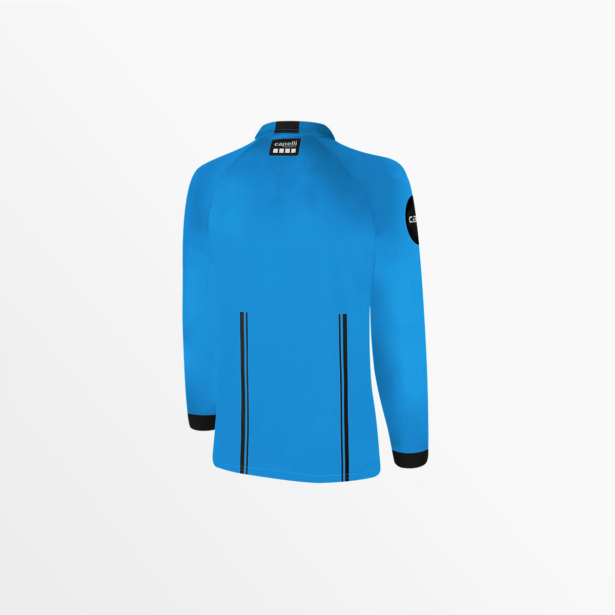 Women's Official Referee V-Neck Long Sleeve Jersey - Comfortable Sports Shirt for Soccer, Basketball & Volleyball Games, Training & Coaching