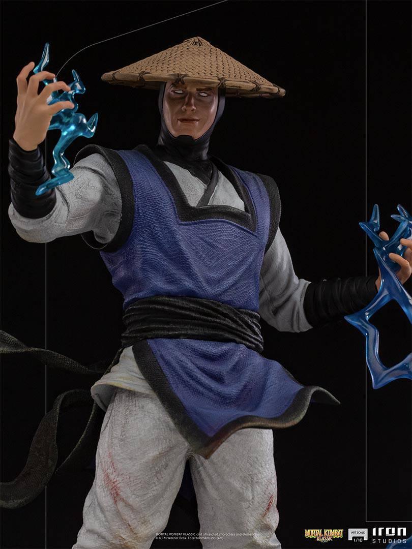 Iron Studios Mortal Kombat Raiden BDS Art Scale Statue 1/10 - Premium Collectible Figure for Gamers & Fans | Perfect for Display, Gaming Room Decor, and Gift for Fighting Game Enthusiasts