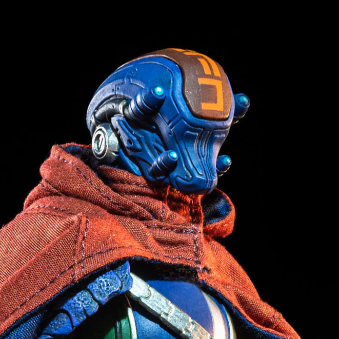 Four Horsemen Studio Mythic Legions 1/12 Scale 6-Inch Action Figure - Cosmic Legions Outpost Zaxxius Kalian Shunn Collectible Toy for Display & Play | Perfect for Collectors & Fantasy Fans