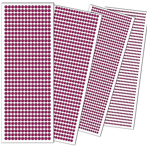 3090pcs-3/4/5/6mm-rose