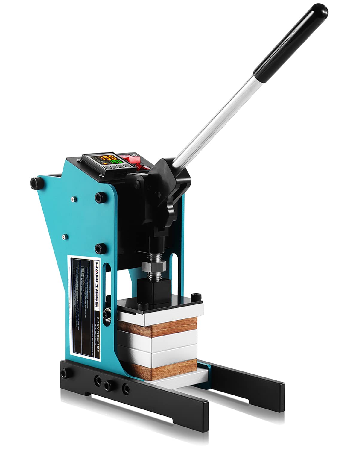 Dual 3x3 Inch Manual Heat Press Machine with Dual Heater & Thermocouple - Perfect for T-Shirt Printing, DIY Crafts, and Sublimation Projects