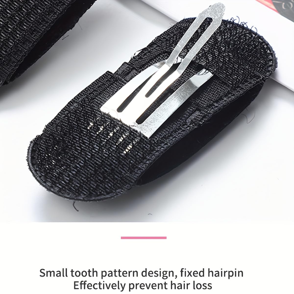 CHANDERKASH Black Sponge Bump Up Hair Clip - Volumizing Bun Clips for Women (2-Pack) | Hair Accessories for Updos, Ponytails & Everyday Hairstyles