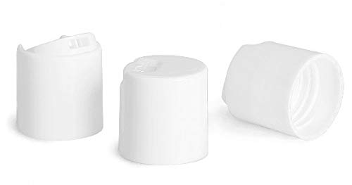 28/410 White Smooth Disc Top Caps - Premium Bottle Caps for Home Brewing, Craft Beer & DIY Projects - Ideal for Sealing Bottles & Jars