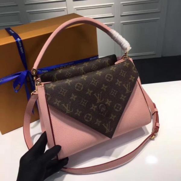Louis Vuitton Double V Handbag in Rose Poudre - Luxury Crossbody Bag for Women, Perfect for Date Night & Evening Events