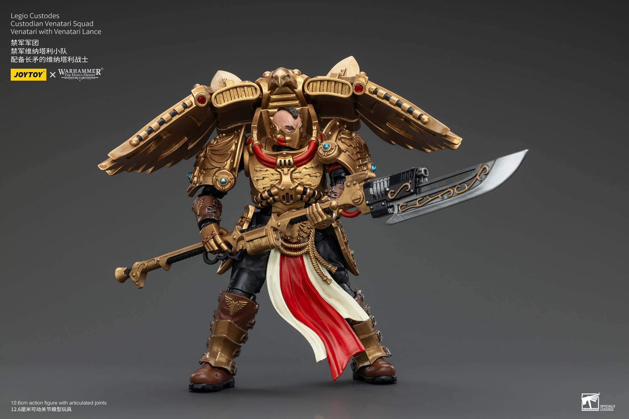 1/18 Scale JOYTOY Warhammer The Horus Heresy Action Figures - Legio Custodes Aquilon Terminator Squad & Custodian Venatari Squad | Collectible Miniatures for Tabletop Gaming and Display