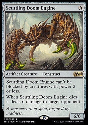 Magic The Gathering Scuttling Doom Engine (229/269) - MTG M15 Core Set Rare Card - Perfect for Commander & Modern Deck Builders