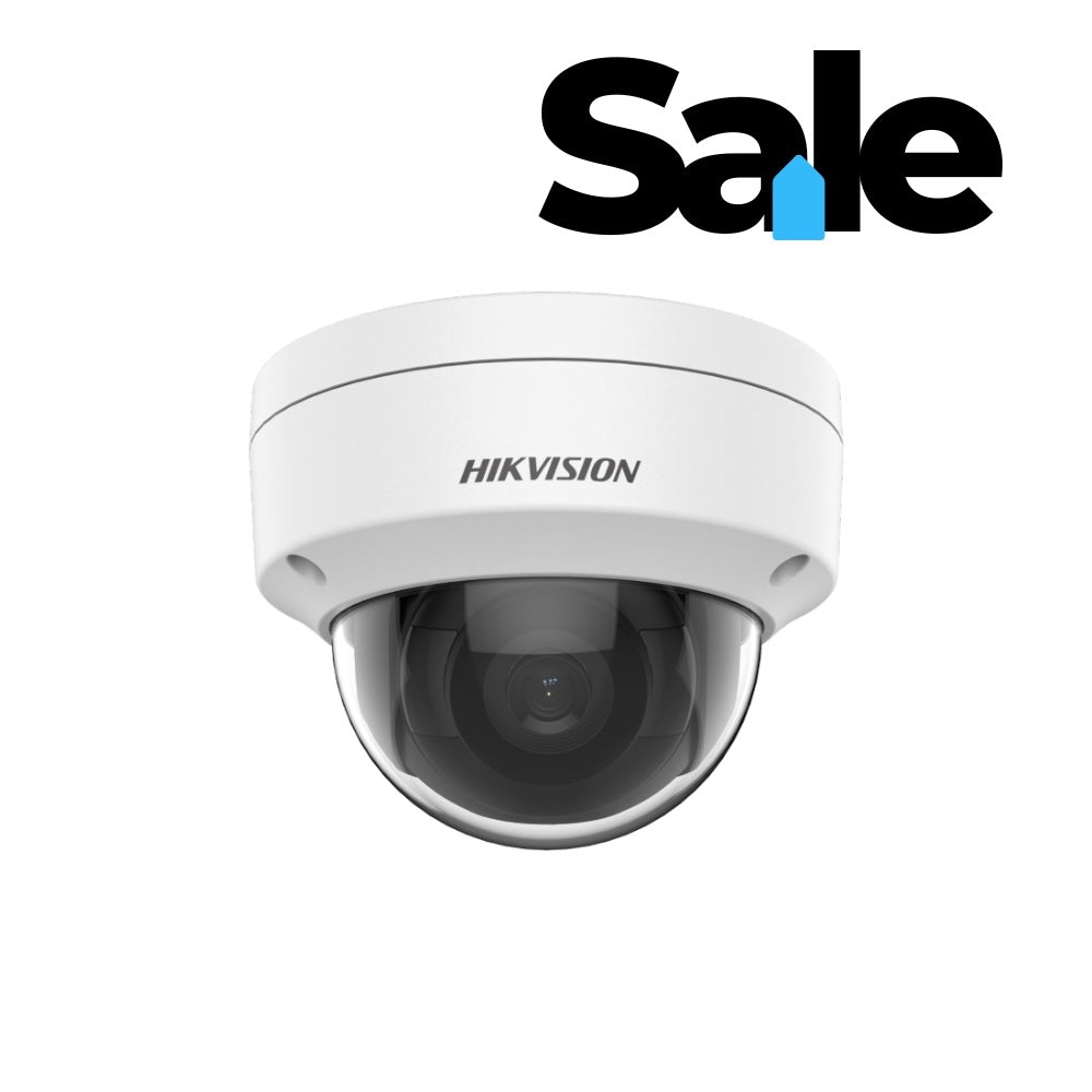 Hikvision DS-2CD2143G2-I 4MP Outdoor Dome Security Camera with IR Night Vision, PoE, SD Slot - Ideal for Home & Business Surveillance