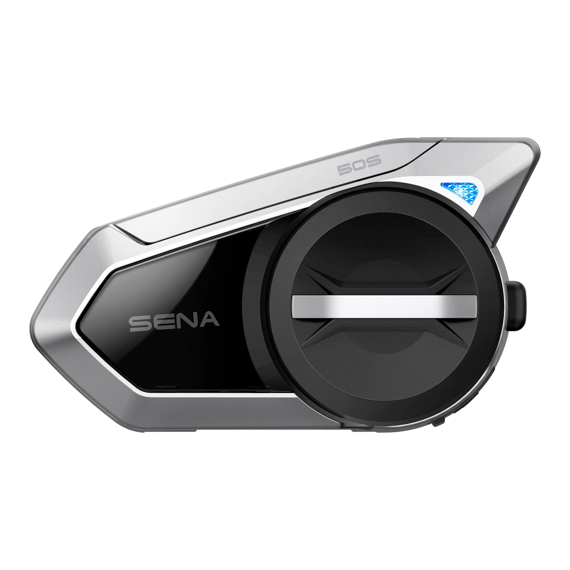 Sena 50S Motorcycle Bluetooth Headset with Harman Kardon Sound - Premium Mesh Intercom System, Jog Dial Control, Noise-Canceling Mic & Speakers for Group Riding & Adventure Touring