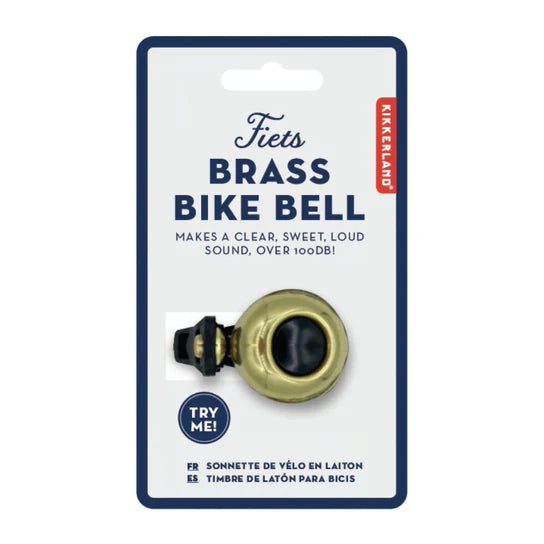 Premium Brass Bike Bell - Loud & Durable Bicycle Bell for Safety - Perfect for Commuting, Cycling & Outdoor Adventures