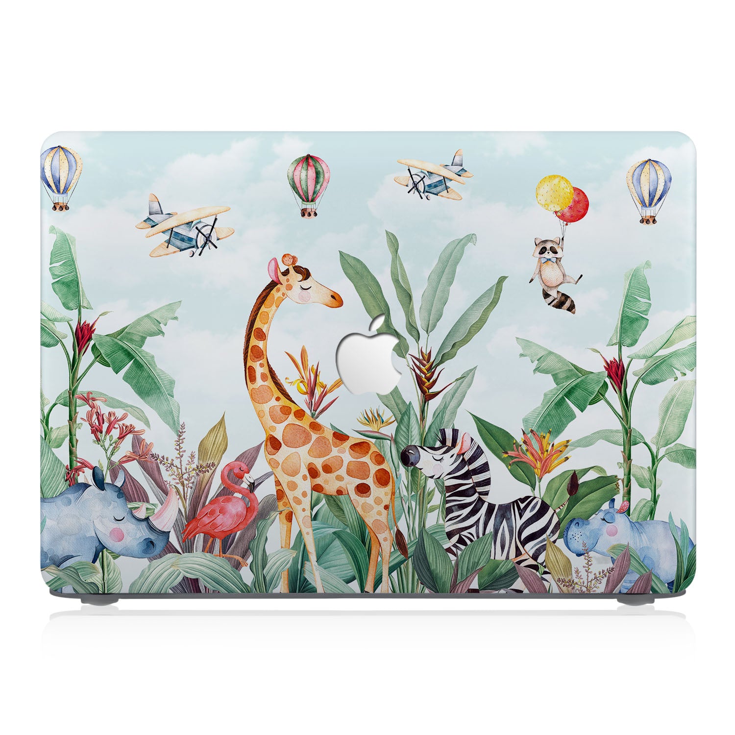 Premium MacBook Case with Rainforest Animal Design - Durable & Stylish Laptop Cover for MacBook Air/Pro - Perfect for Work, Travel & Outdoor Adventures