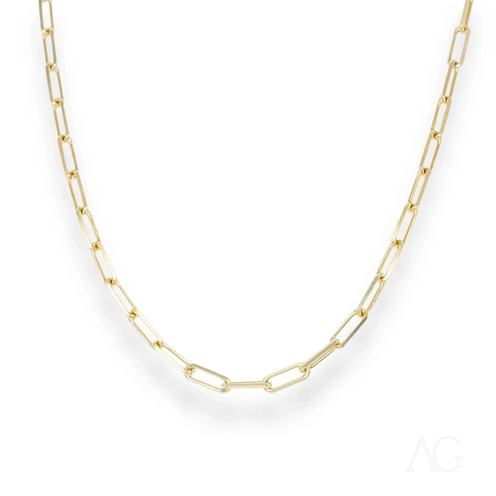 18K Italian Style Gold Link Anklet for Women - Elegant & Dainty Foot Jewelry for Summer, Beach & Special Occasions