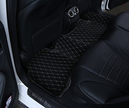 Black with Gold Stitching