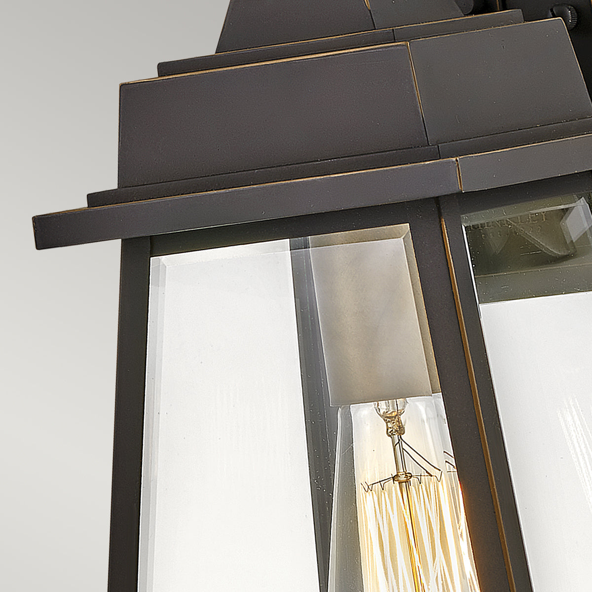 Bainbridge Small/Medium Wall Lantern with Oil Rubbed Bronze Finish - Outdoor Porch Lighting, Patio Decor, Garden Accent Light