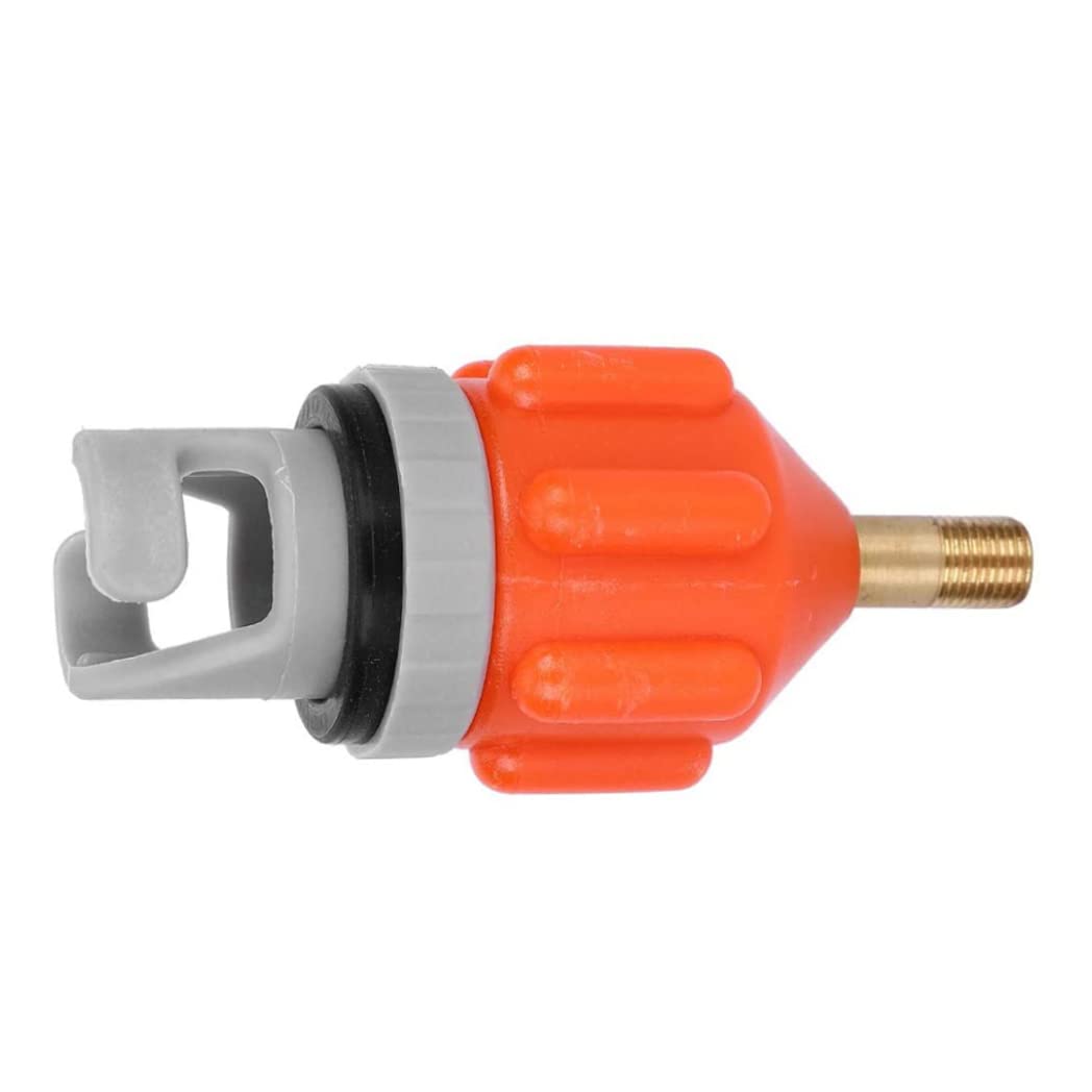 Havamoasa Air Pump Adaptor - Universal Inflatable Boat & SUP Pump Valve Converter - Orange - Perfect for Stand Up Paddle Boards, Kayaks, and Pool Floats