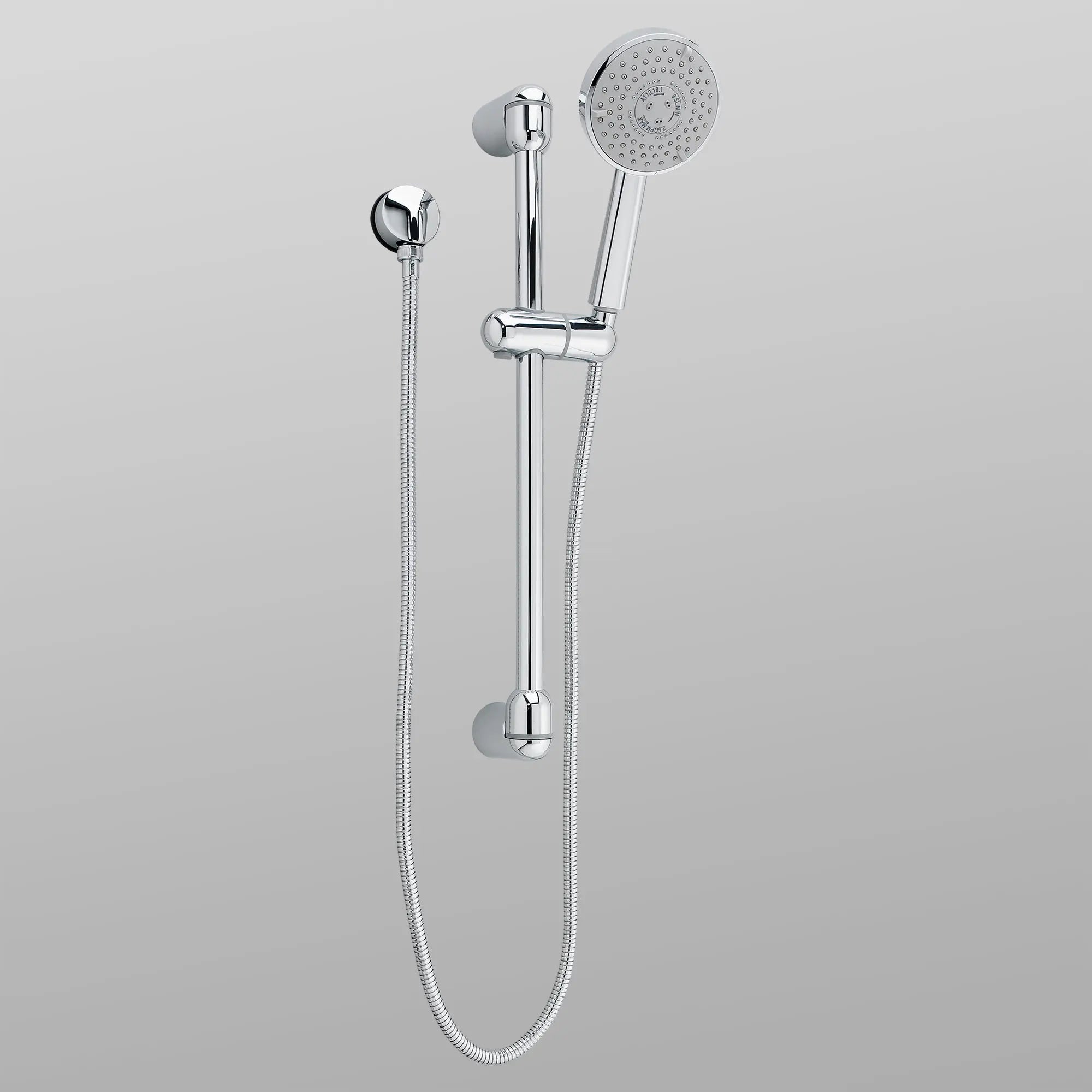 2.5 GPM/9.5 LPM 3-Function Slide Bar Shower Kit - Easy Installation for Bathroom & RV Use
