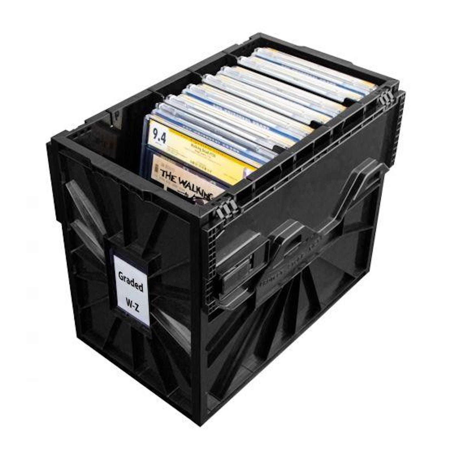 BCW Graded Comic Book Storage Bin - Organize & Protect Your Comic Collection - Perfect for Collectors, Comic Shops & Home Display