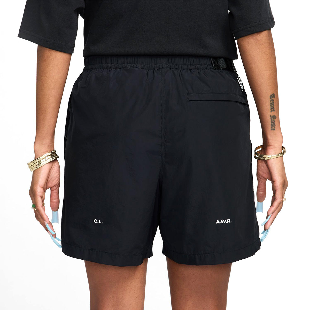 NOCTA Woven Shorts for Men - Black Athletic Casual Shorts with Comfort Fit | Perfect for Gym, Running, and Summer Outdoor Activities
