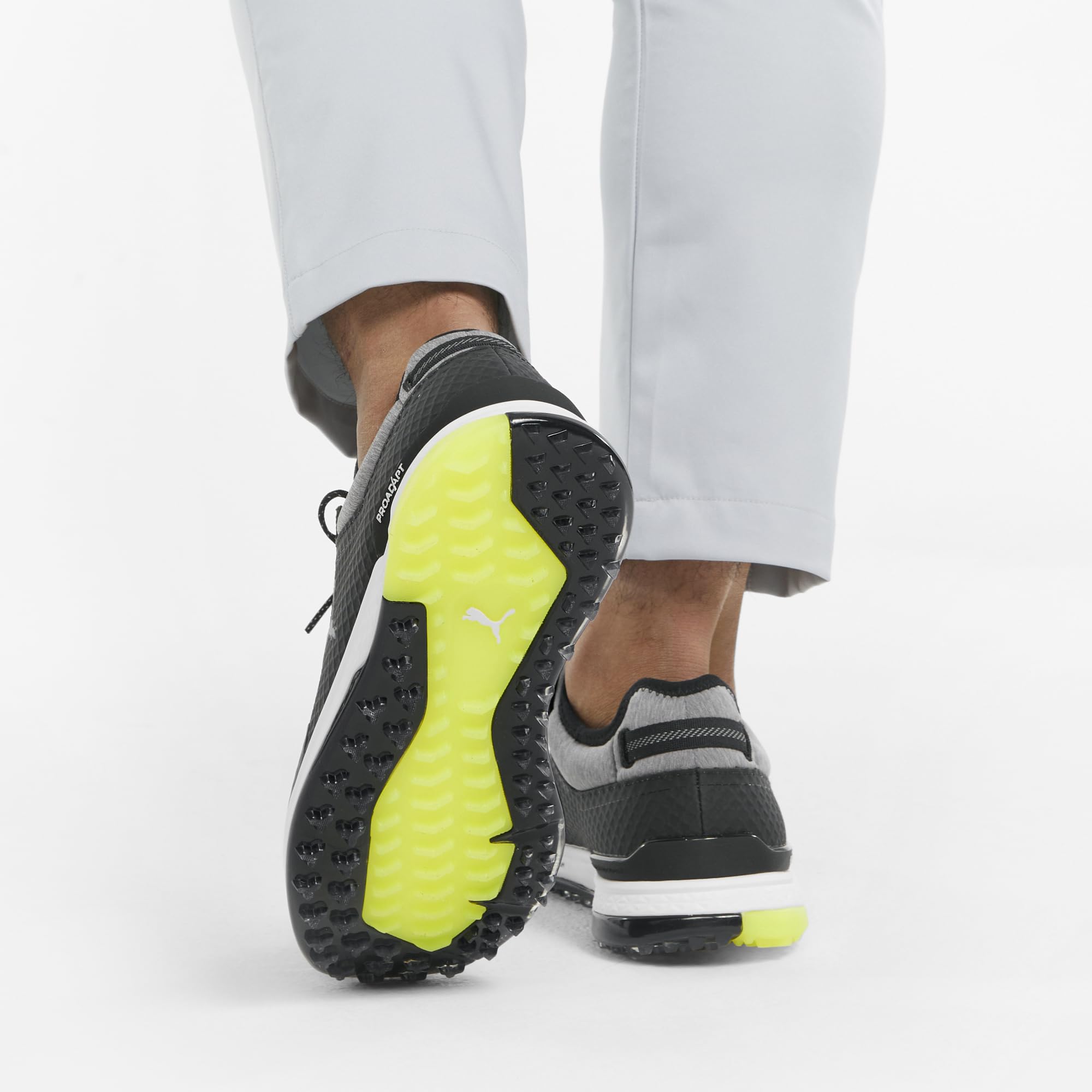 PUMA Men's Proadapt Alphacat Golf Shoes - Lightweight Waterproof Spiked Golf Shoes for Men with Arch Support - Perfect for Golf Course & Outdoor Sports